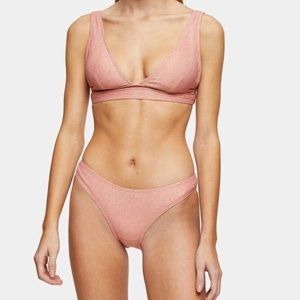 NWT TOPSHOP GLITTER BIKINI